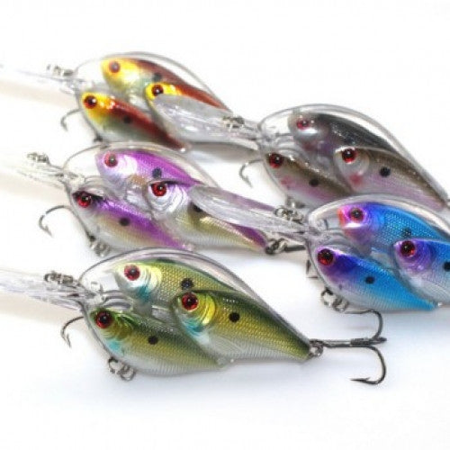 Fishing Lures Bait Ball Crankbait Bass Hooks